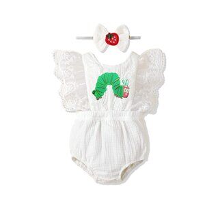 The Very Hungry Caterpillar Dress Outfit Romper Clothes Jumpsuit Birthday